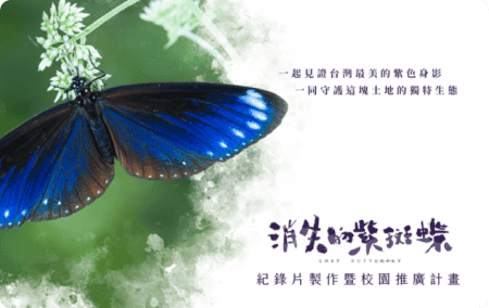 《消失的紫斑蝶》紀錄片製作暨校園推廣計畫