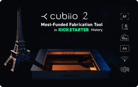 Cubiio 2 世界最薄金屬雕刻機｜雷射切割機